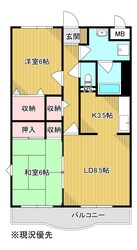 原市駅 徒歩1分 3階の物件間取画像